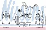 Компрессор кондиционера NISSENS BS97606