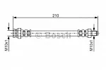 Тормозной шланг BOSCH BS132784 Тормозной шланг BOSCH BS132784