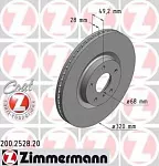 Тормозной диск ZIMMERMANN BS139398