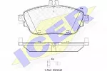 Тормозные колодки ICER Передние BS144034