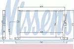 Радиатор кондиционера NISSENS BS99230