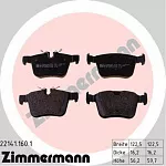 Тормозные накладки ZIMMERMANN BS149630