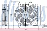 Вентилятор радиатора NISSENS BS62740