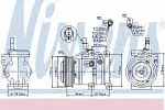 Компрессор кондиционера NISSENS BS97771