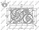 Вентилятор радиатора NRF BS62935