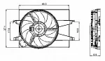 Вентилятор радиатора NRF BS62414