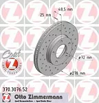 Тормозной диск ZIMMERMANN BS139857