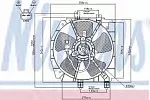 Вентилятор радиатора NISSENS BS62555