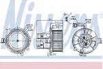 Вентилятор отопителя NISSENS BS116429