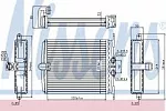 Радиатор отопителя печки NISSENS BS117637