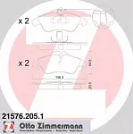 Тормозные колодки ZIMMERMANN Передние BS143526 Тормозные колодки ZIMMERMANN Передние BS143526