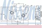 Масляный радиатор NISSENS BS92752
