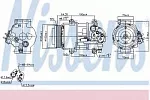 Компрессор кондиционера NISSENS BS97584
