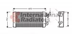 Радиатор печки VAN WEZEL BS118421