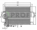Радиатор кондиционера PROFIT BS98682
