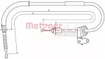 Трос ручника METZGER BS152084