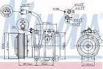 Компрессор кондиционера NISSENS BS97583