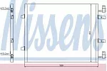 Радиатор кондиционера NISSENS BS98938