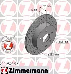Тормозной диск ZIMMERMANN BS139682 Тормозной диск ZIMMERMANN BS139682