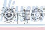 Вентилятор отопителя NISSENS BS116223