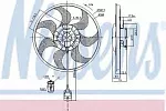 Вентилятор радиатора NISSENS BS62418