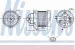 Вентилятор отопителя NISSENS BS116391