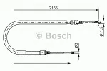 Трос ручника BOSCH BS151501