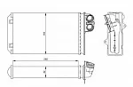 Радиатор печки NRF BS118100