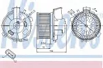 Вентилятор отопителя NISSENS BS116405