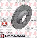 Тормозной диск ZIMMERMANN BS140274