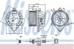 Вентилятор отопителя NISSENS BS116235