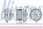 Вентилятор отопителя NISSENS BS116109