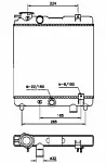 Радиатор охлаждения двигателя NRF BS89727