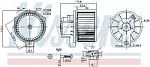 Вентилятор отопителя NISSENS BS116161