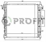 Радиатор охлаждения двигателя PROFIT BS92105