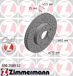 Тормозной диск ZIMMERMANN BS139700
