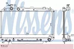 Радиатор охлаждения двигателя NISSENS BS91809