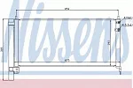 Радиатор кондиционера NISSENS BS99212
