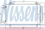 Радиатор кондиционера NISSENS BS99325