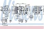 Компрессор кондиционера NISSENS BS97528