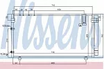 Радиатор кондиционера NISSENS BS99471 Радиатор кондиционера NISSENS BS99471