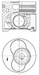 Поршень двигателя KOLBENSCHMIDT BS79525 Поршень двигателя KOLBENSCHMIDT BS79525
