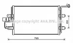 Радиатор кондиционера AVA BS98264 Радиатор кондиционера AVA BS98264
