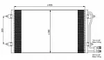 Радиатор кондиционера NRF BS98591 Радиатор кондиционера NRF BS98591