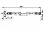 Тормозной шланг BOSCH BS134631