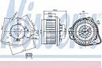 Вентилятор отопителя NISSENS BS116326