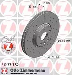 Тормозной диск ZIMMERMANN BS140203