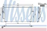 Радиатор кондиционера NISSENS BS98820 Радиатор кондиционера NISSENS BS98820