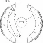 Тормозные накладки REMSA BS146511