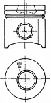 Поршень двигателя KOLBENSCHMIDT BS79520 Поршень двигателя KOLBENSCHMIDT BS79520